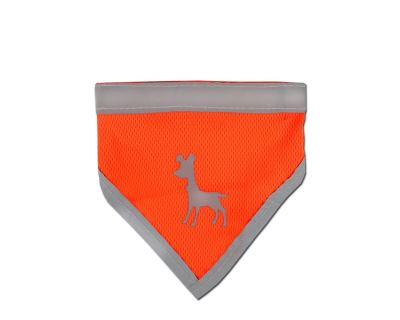 Alcott reflexní šátek pro psy, oranžový, velikost S