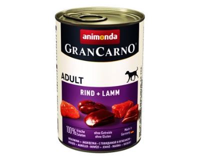 Animonda Gran Carno Adult Konzerva - hovädzie & jahňacie pre psov 400 g