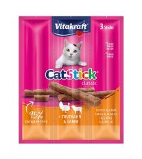 Cat Stick VITAKRAFT Mini Truthahn + Lamm 3 ks
