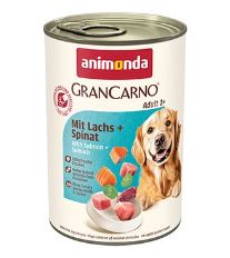 Animonda Gran Carno Adult Konzerva - losos &amp; špenát pre psov