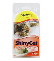 Gimpet kočka konz. Shiny Cat kuře+papája 2x70g