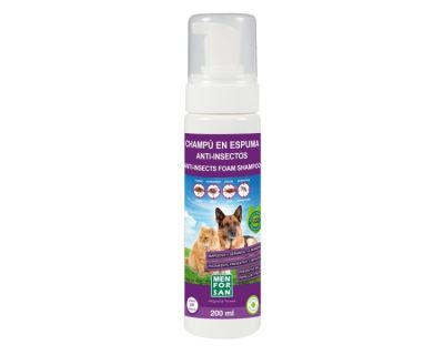 Menforsan prírodné repelentné penový šampón pre psy a mačky 200 ml