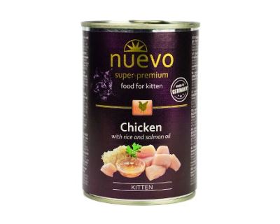 Nuevo Chicken Kitten - konzerva kura pre mačiatka 400 g