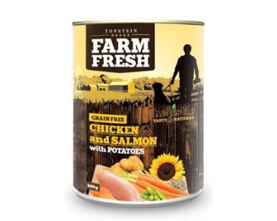 Farm Fresh Dog Chicken&Salmon with Potatoes konz 400g