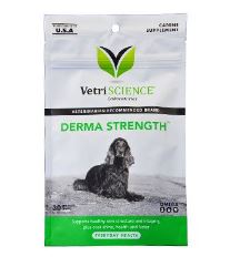 VetriScience Derma Strenght podp.kůže psi 30ks 60g