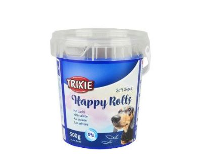Trixie Soft Snack Happy Rolls tyčinky s losos 500g TR
