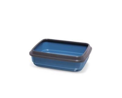 WC kočka z recyklovaného plastu modrá 50x40x14,5cm