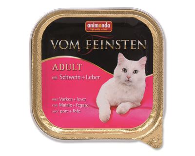 Animonda Vom Feinstein Paštéta - bravčové & pečeň pre dospelé mačky 100 g