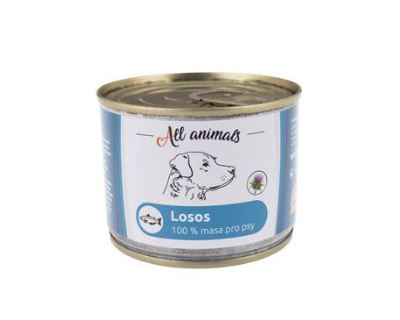 All Animals DOG losos mletý 100g