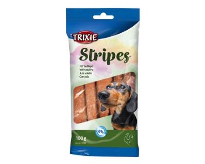 Trixie STRIPES light drůbeží pro psy 10ks 100g TR