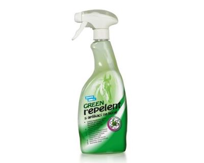 Repelent s aplikací na koně GREEN 750ml