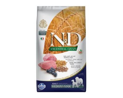 N&D Low Grain Dog Adult Maxi Lamb & Blueberry 12 kg