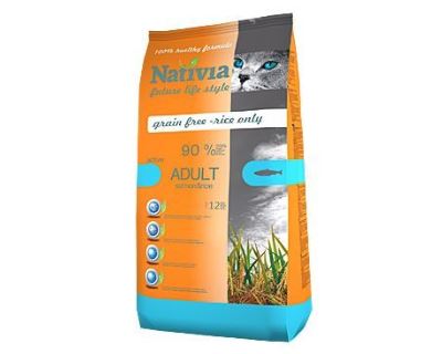 Nativite Cat Adult Salmon & Rice Active - losos & ryža pre dospelých a aktívne mačky 10 kg