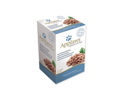 Kapsičky APPLAWS Cat Fish Meat in Jelly multipack 250 g