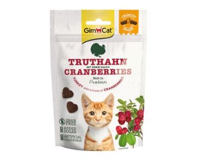 Gimcat Crunchy Snacks Krocan s brusinkami 50g