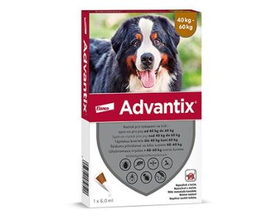 Advantix Spot On 1x6ml pro psy 40-60kg (1pipeta)