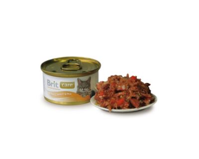 Brit Tuna, Carrot & Pea konzerva - tuniak, mrkva & hrášok pre mačky 80 g
