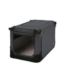 Prepravka pre psov Maelson - čierno-antracitová - veľkosť S, 62x41x41 cm