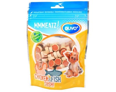 Duvo+ dog Mmmeatz! Chicken & Fish Sushi 100g